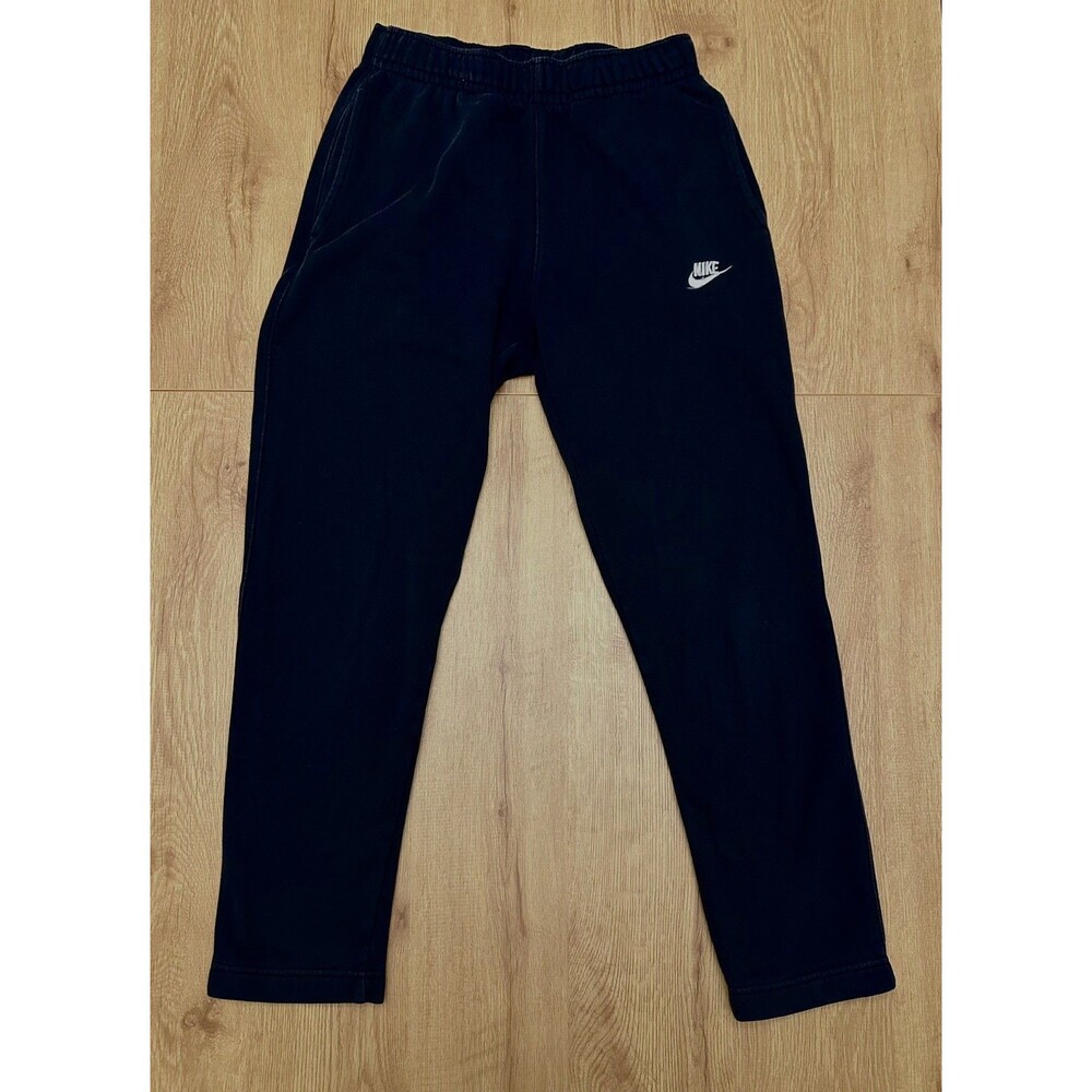 Nike Sportswear Club Fleece Pants Men Black Small Straight Leg Sweatpants BV2707